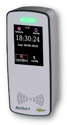 MiniClock3 Rfid White RAL 7035